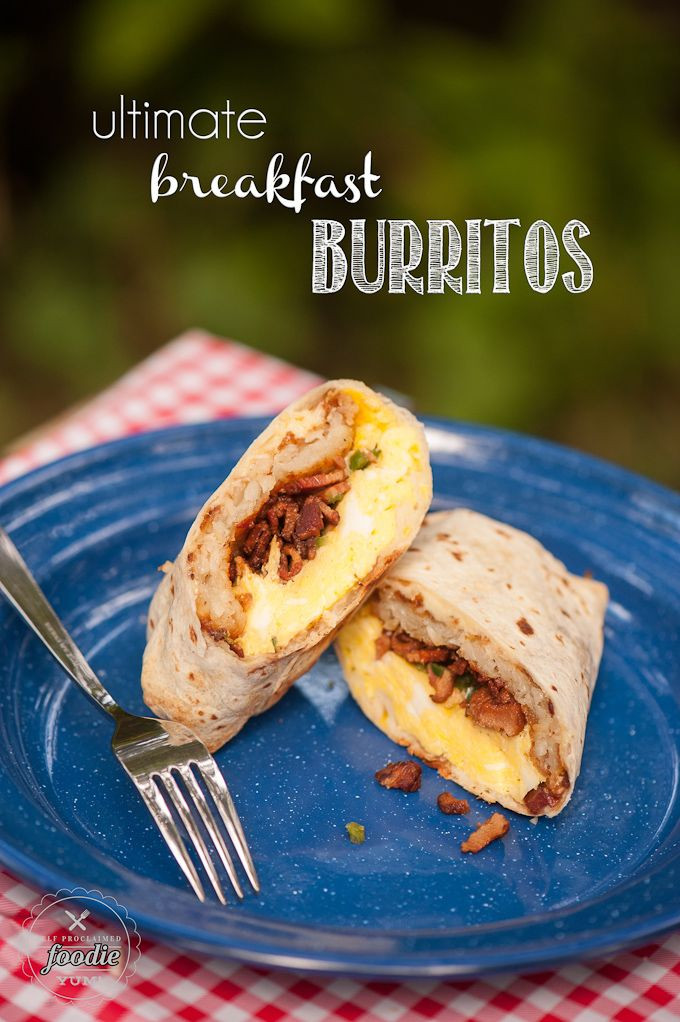 Camping Breakfast Burritos Make Ahead
 147 best images about Glamping & Vintage Trailers on