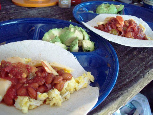 Camping Breakfast Burritos
 Camping Recipes – Gourmet Dutch Oven Grill and Healthy