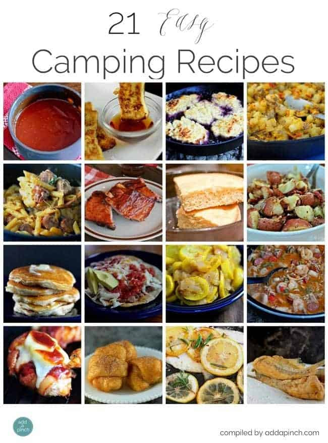 Camping Dinner Ideas
 21 Easy Camping Recipes Add a Pinch