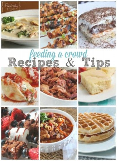 Camping Dinners For A Crowd
 Feeding a Crowd Menu Ideas and Tips