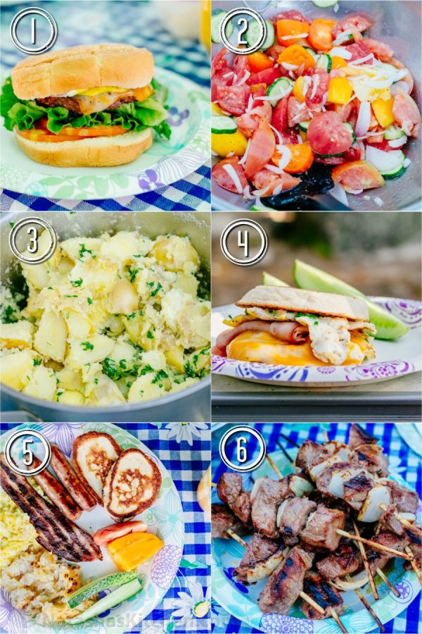 Camping Dinners For A Crowd
 Camping Recipes for Breakfast Lunch and Dinner