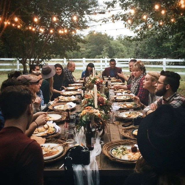 Camping Dinners For Groups
 I want this A long table homemade food dreamy setting