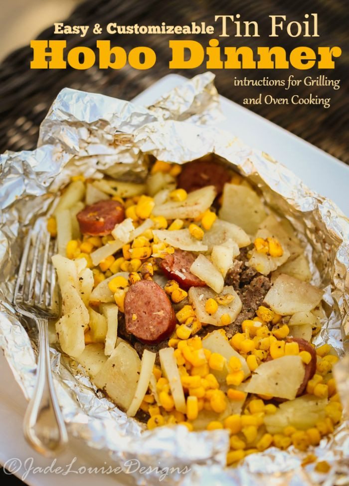 Camping Dinners For Two
 Easy Hobo Dinner Tin Foil Dinner Recipe