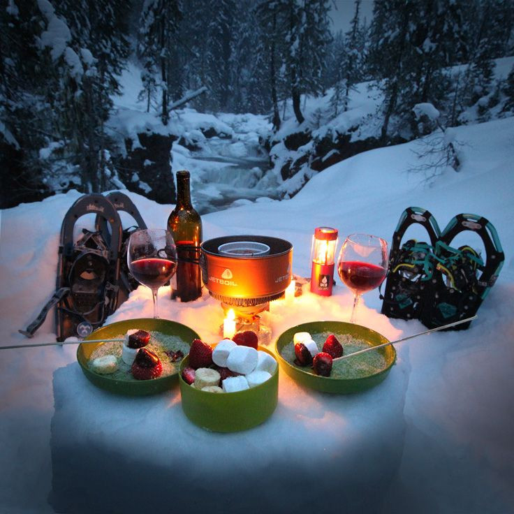 Camping Dinners For Two
 A romantic snowshoe and fondue dinner for two My perfect