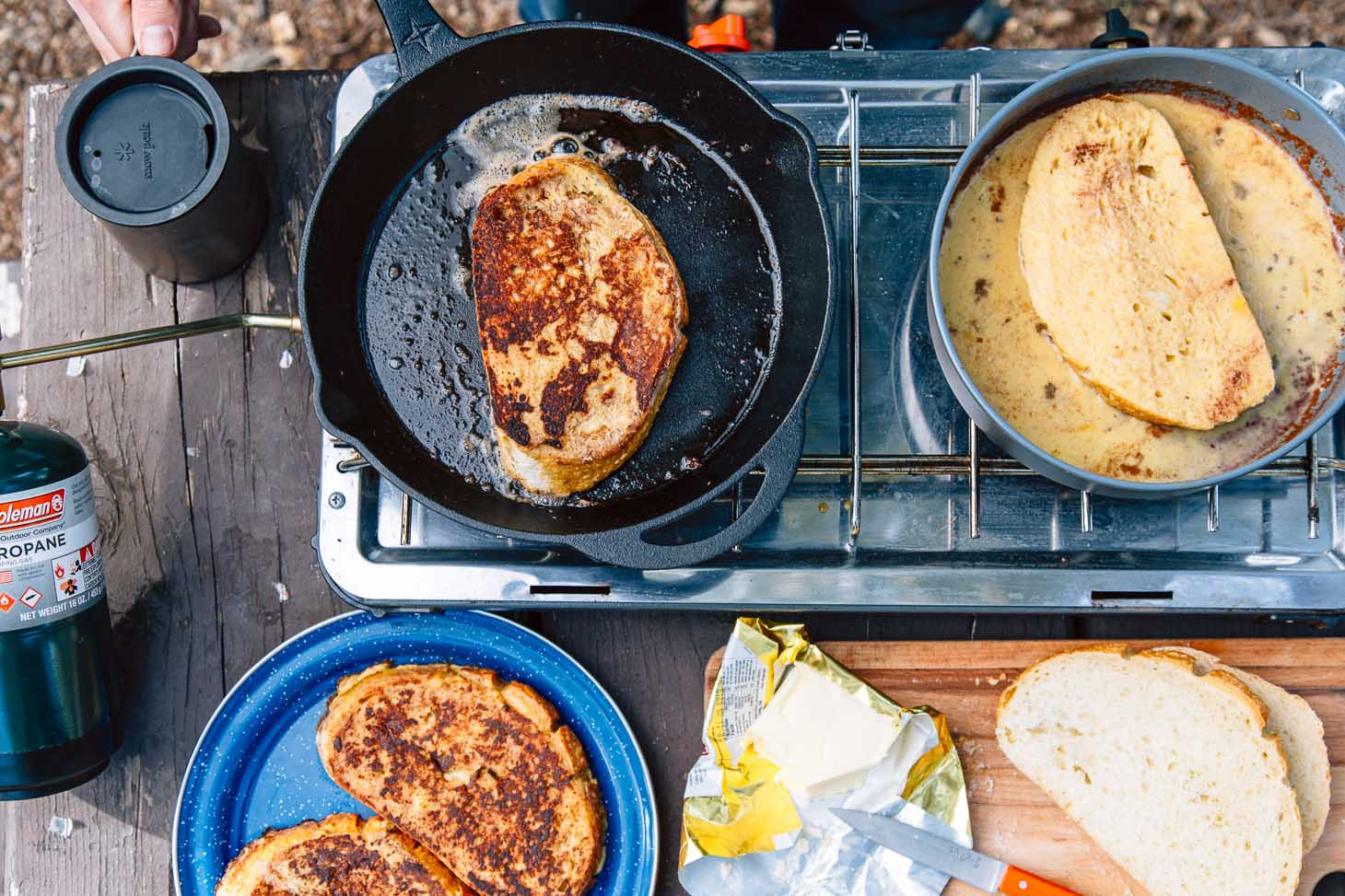 Camping French Toast
 How to Make Perfect French Toast While Camping