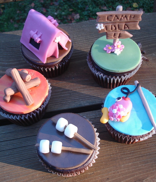 Camping Themed Cupcakes
 Top Camping Cakes CakeCentral