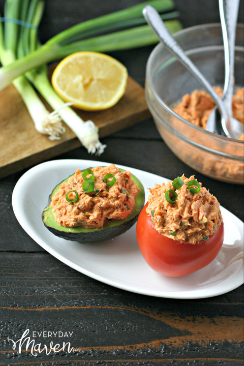 Canned Salmon Salad Recipes Healthy
 Spicy Salmon Salad Recipe from EverydayMaven