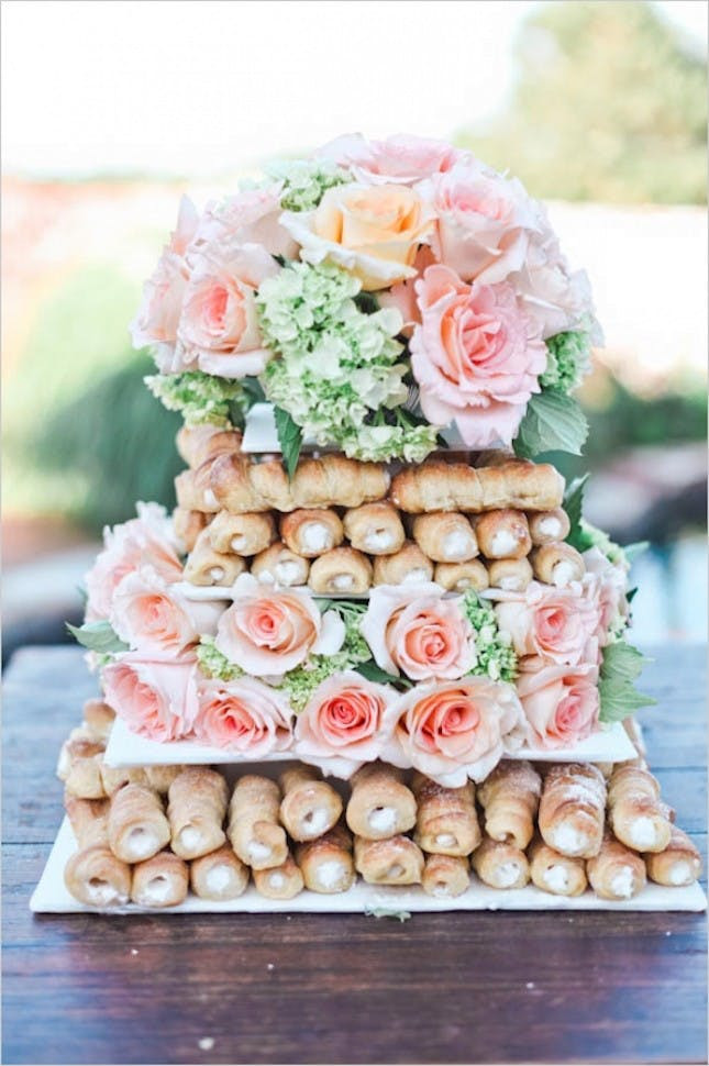 Cannoli Wedding Cakes
 13 Alternative Wedding Cake Ideas