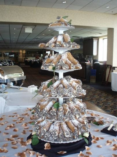 Cannoli Wedding Cakes
 Caramici s Bakery Wedding Cake Amherst NY WeddingWire