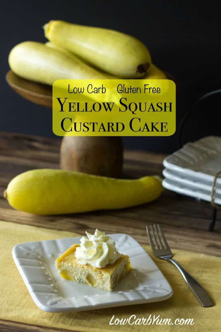 Carbs In Summer Squash
 Yellow Squash Cake Low Carb and Gluten Free