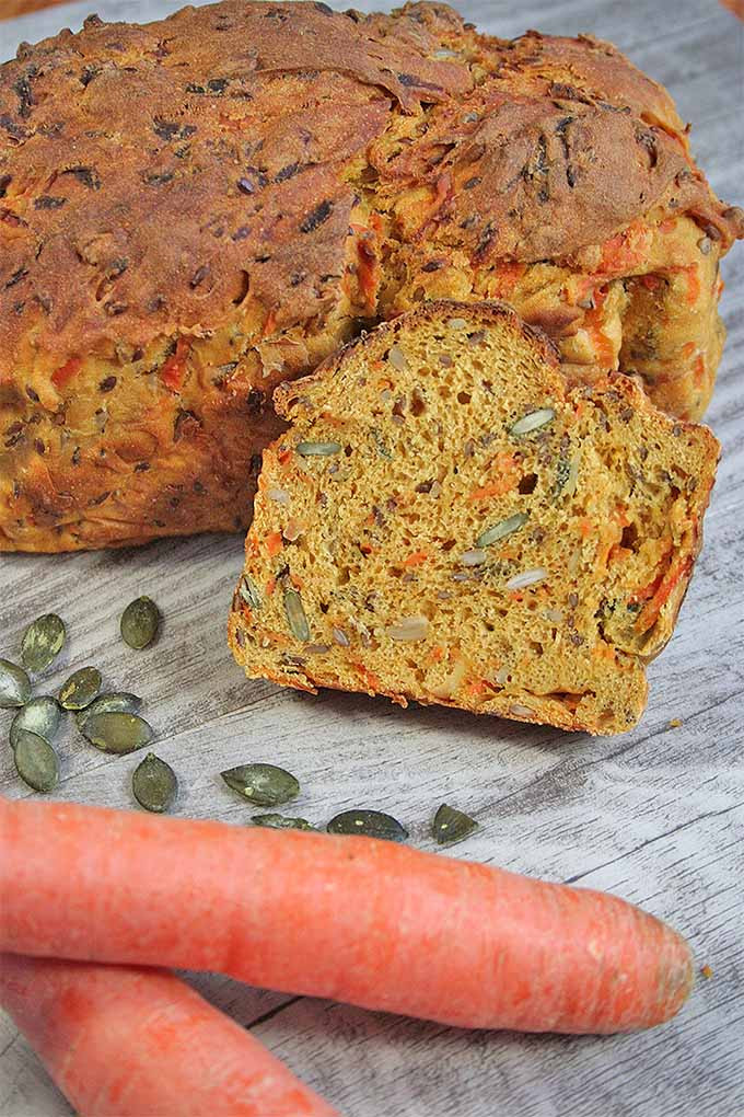 Carrot Bread Healthy
 Three Seed Multigrain Carrot Bread for Healthy Snacking