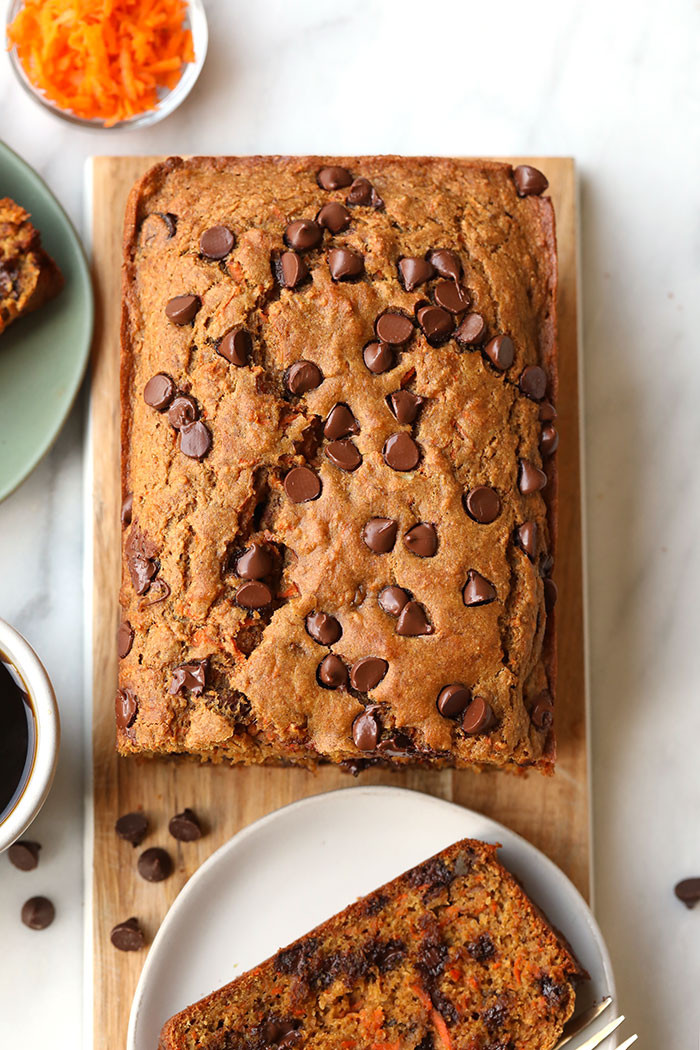 Carrot Bread Recipe Healthy
 Healthy Chocolate Chip Carrot Cake Loaf VIDEO Fit