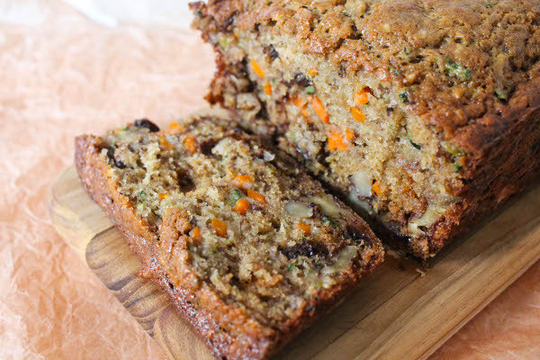 Carrot Bread Recipe Healthy
 Zucchini Carrot Banana Bread Confessions of a Chocoholic