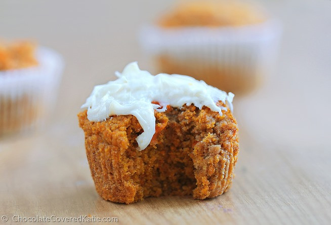 Carrot Cake Muffins Healthy
 Healthy Carrot Cake Cupcakes Low Calorie Low Fat