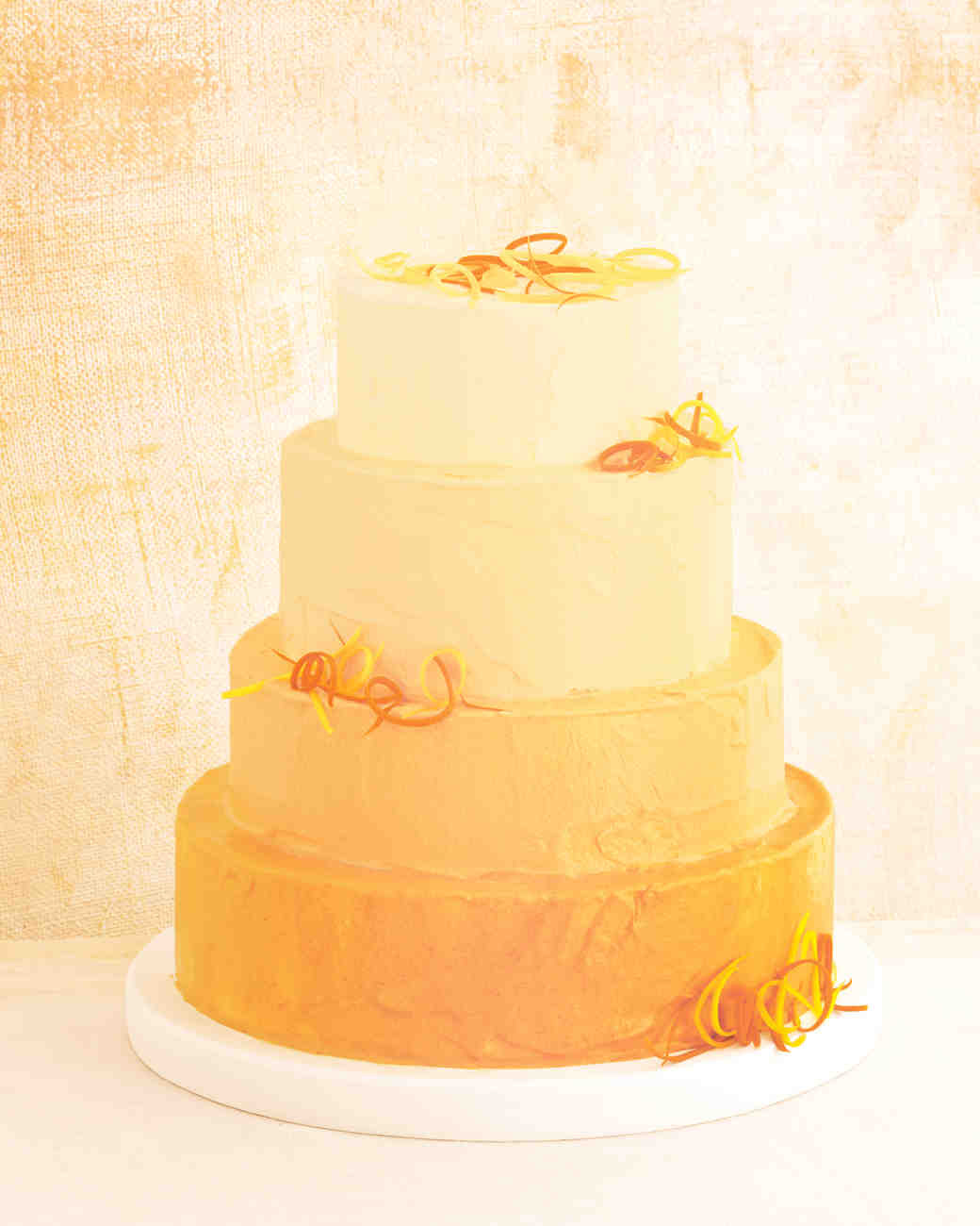 Carrot Cake Wedding Cake
 Ombré Wedding Cakes