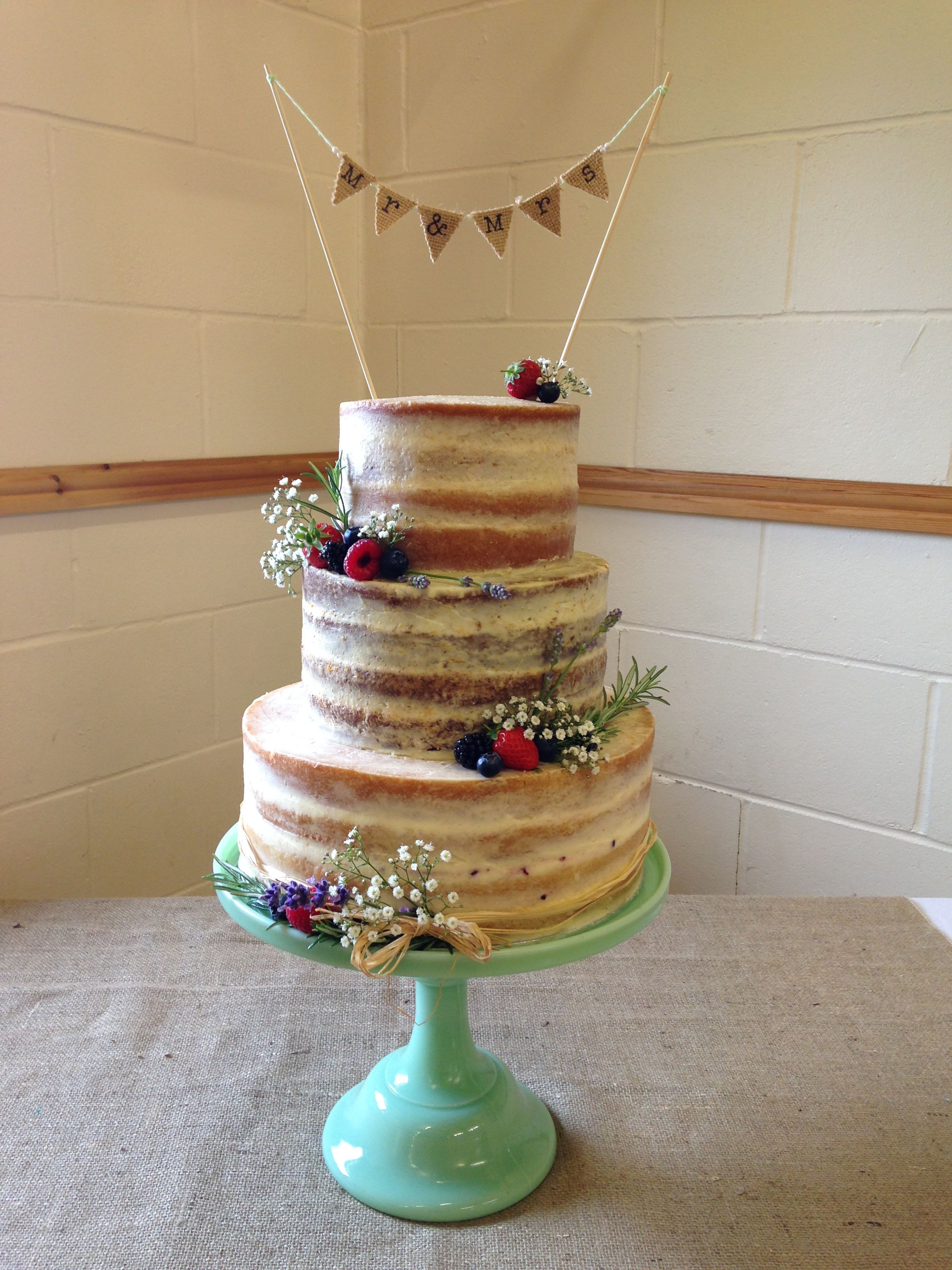 Carrot Cake Wedding Cake
 My first wedding cake Top tier lemon Middle tier