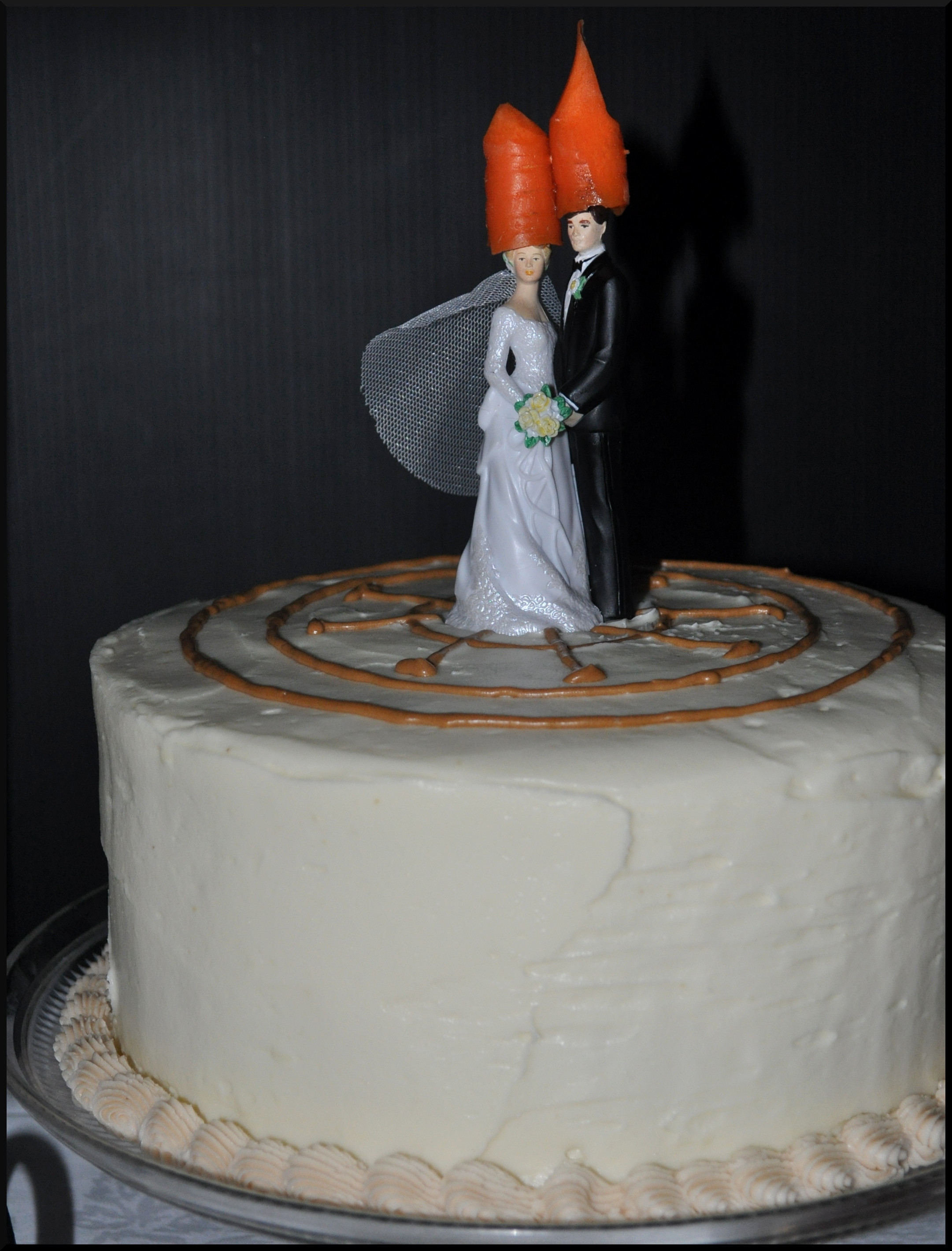 Carrot Cake Wedding Cake
 Catering a Wedding