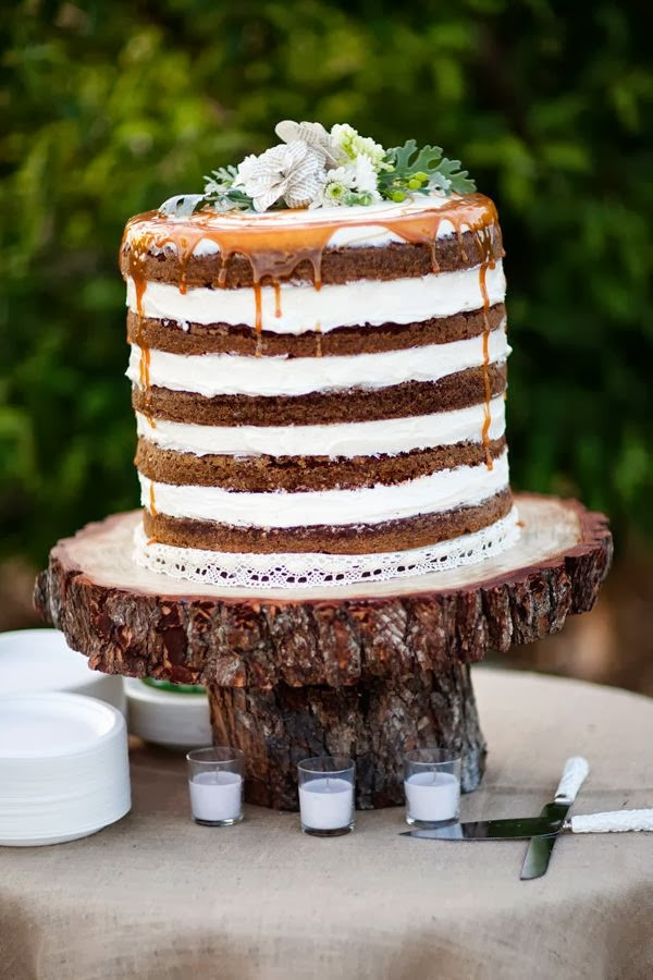 Carrot Wedding Cake
 Tin Roof Farmhouse Wedding Trends for 2014…Naked Cakes
