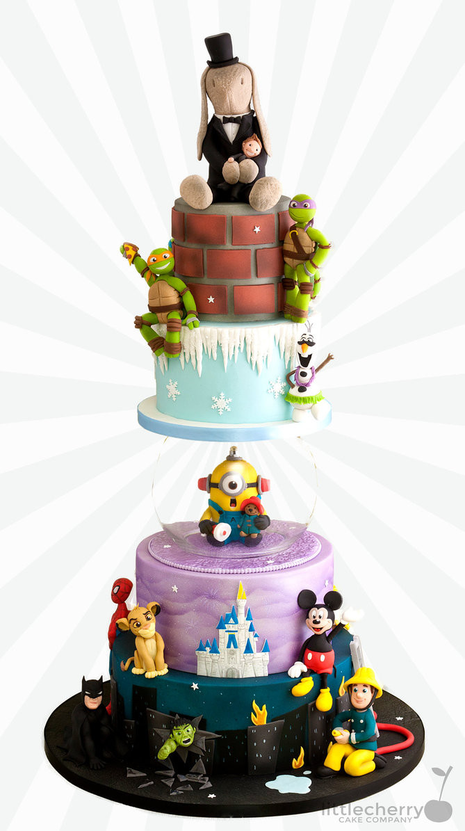 Cartoon Wedding Cakes
 BlackCherryCake Tracey