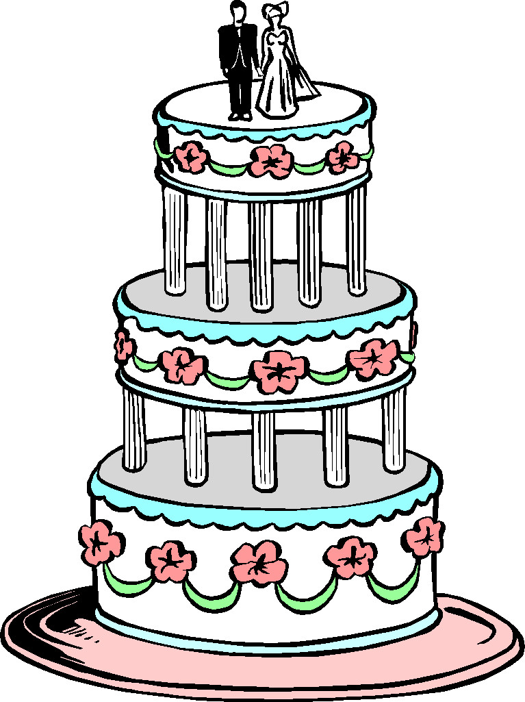 Cartoon Wedding Cakes
 Wedding Cake Clip Art
