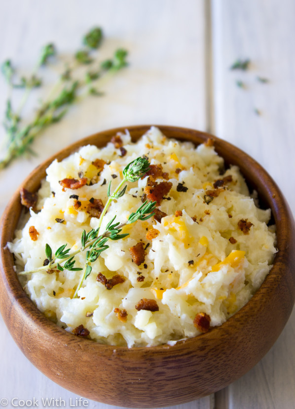 Cauliflower Mashed Potatoes Healthy
 Cauliflower Mashed Potatoes Low Carb Quick & Easy