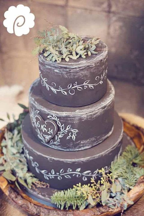 Chalkboard Wedding Cakes
 2015 Wedding Trend 31 Chalkboard Wedding Cakes