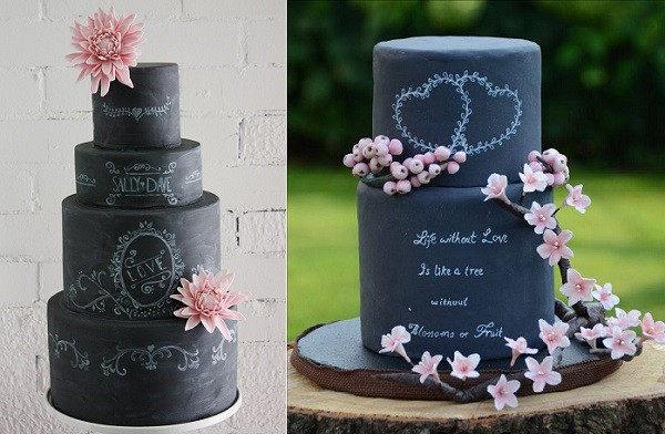 Chalkboard Wedding Cakes
 Chalkboard Cakes & Tutorials – Part 1 – Cake Geek Magazine