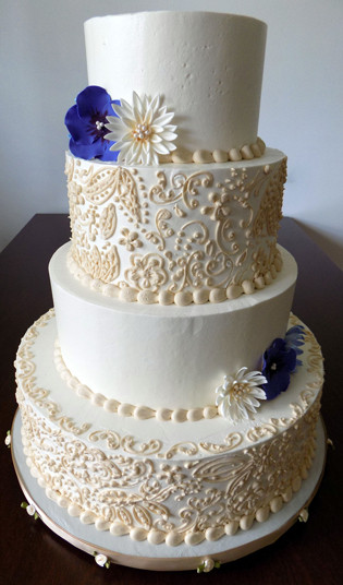 Champagne Color Wedding Cakes
 Buttercream Wedding Cakes York PA Buttercream wedding