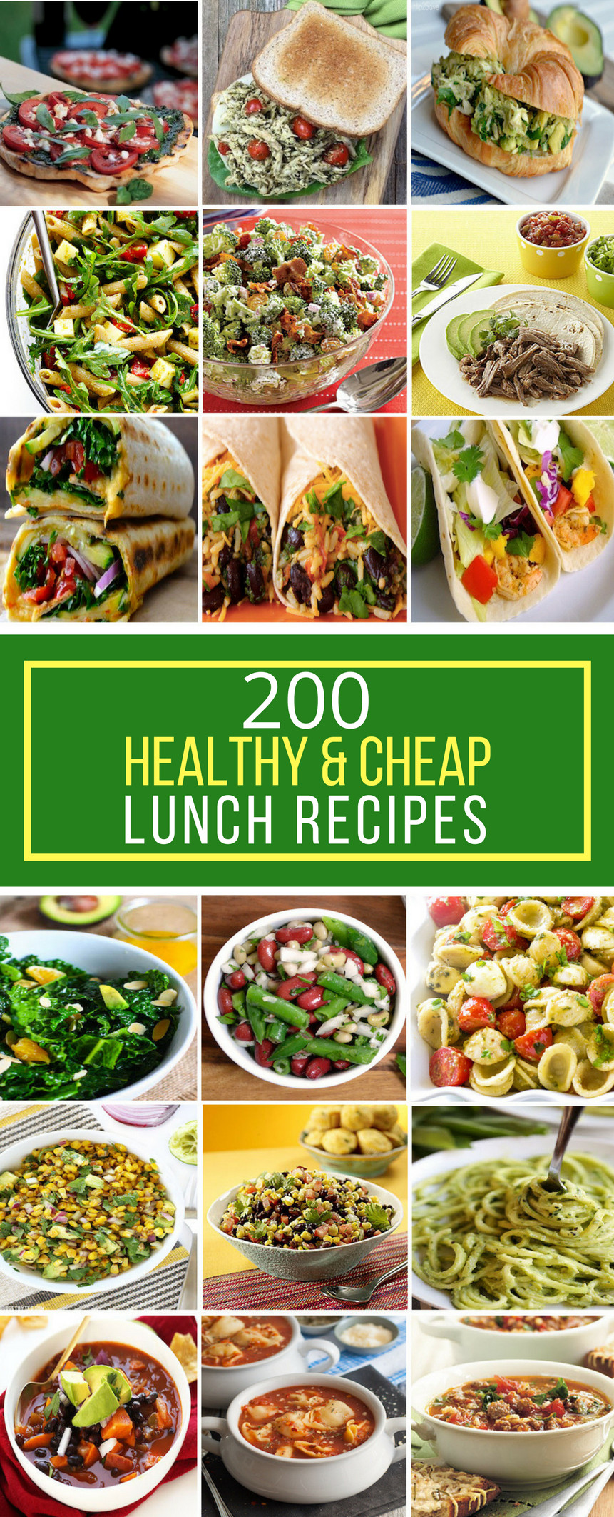 Cheap And Healthy Lunches
 200 Healthy & Cheap Lunch Recipes Prudent Penny Pincher