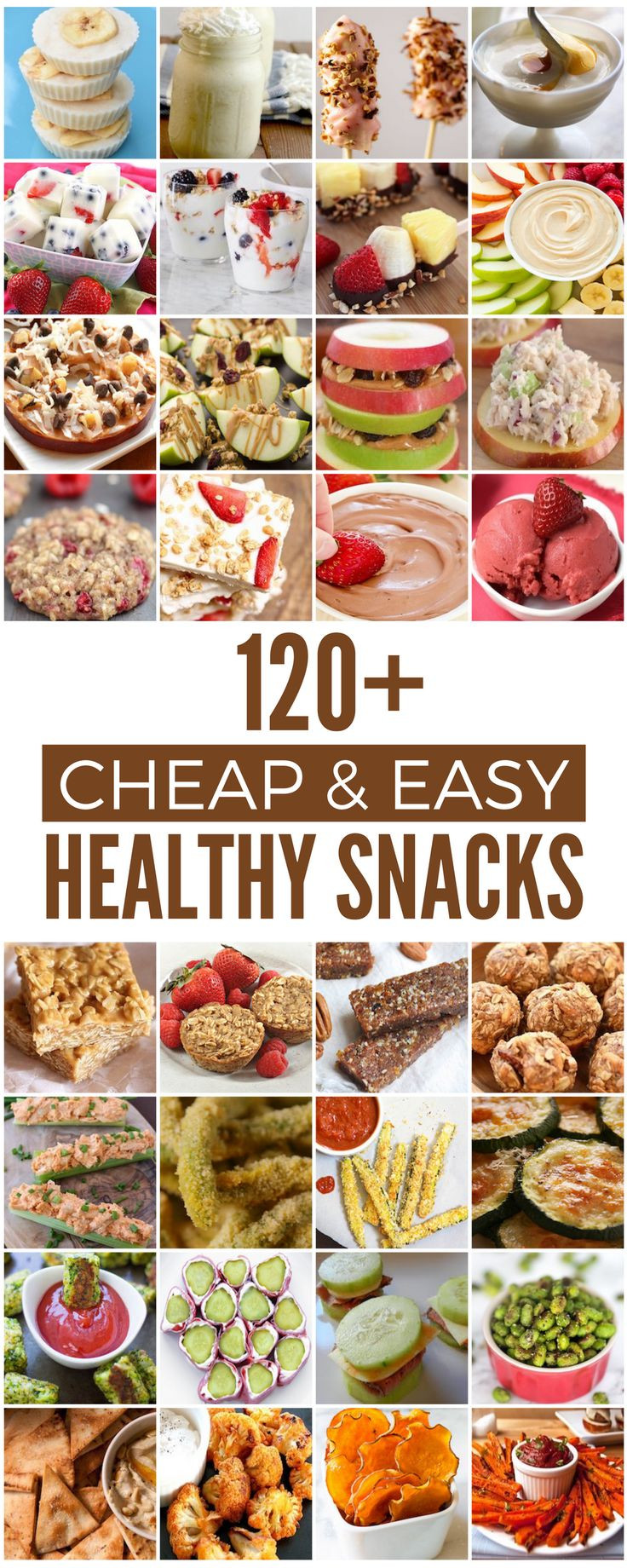 Cheap And Healthy Snacks
 The 25 best Healthy snacks ideas on Pinterest