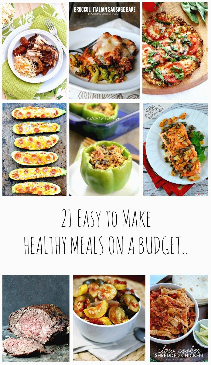 Cheap Easy Healthy Dinners
 25 best ideas about Cheap Easy Healthy Meals on Pinterest