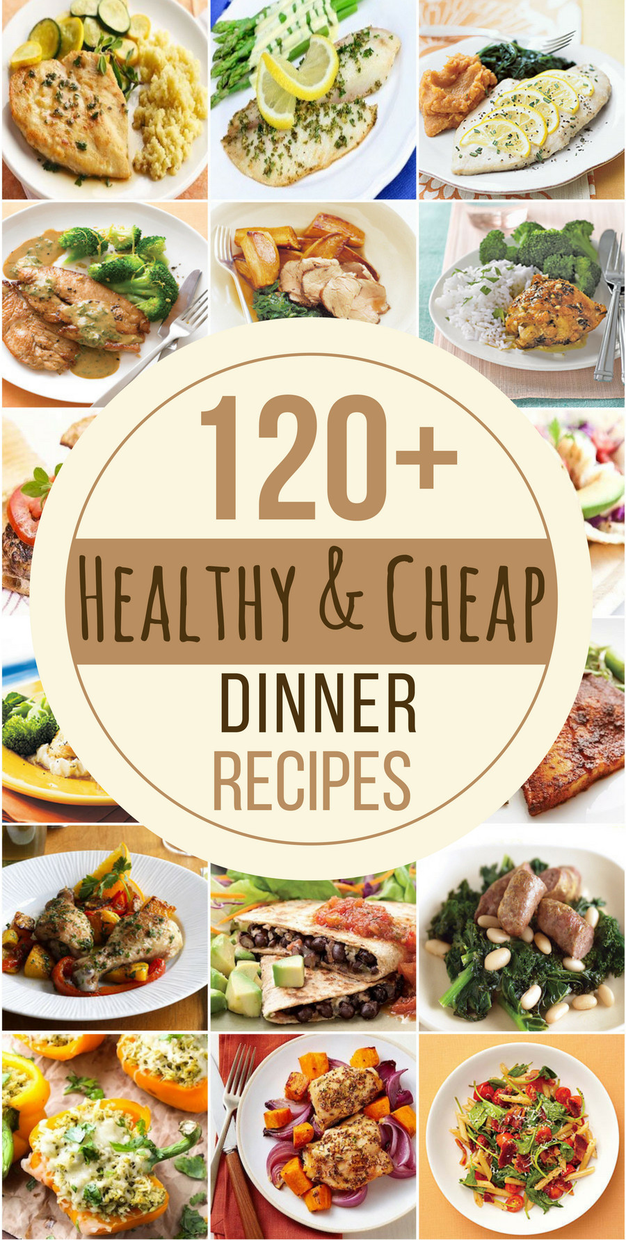 Cheap Easy Healthy Dinners
 120 Healthy and Cheap Dinner Recipes Prudent Penny Pincher
