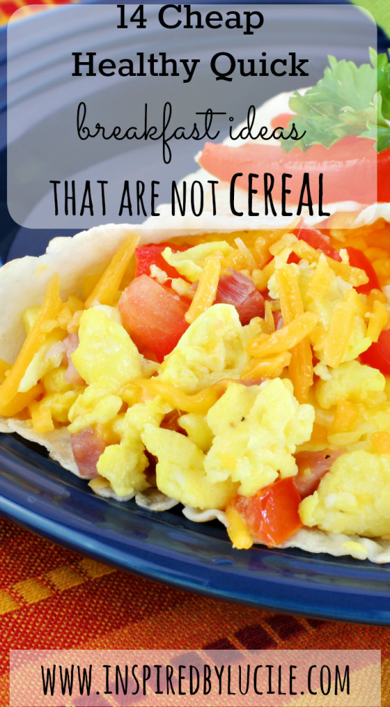 Cheap Healthy Breakfast
 14 Cheap Healthy Quick Breakfast Ideas that Are not Cereal