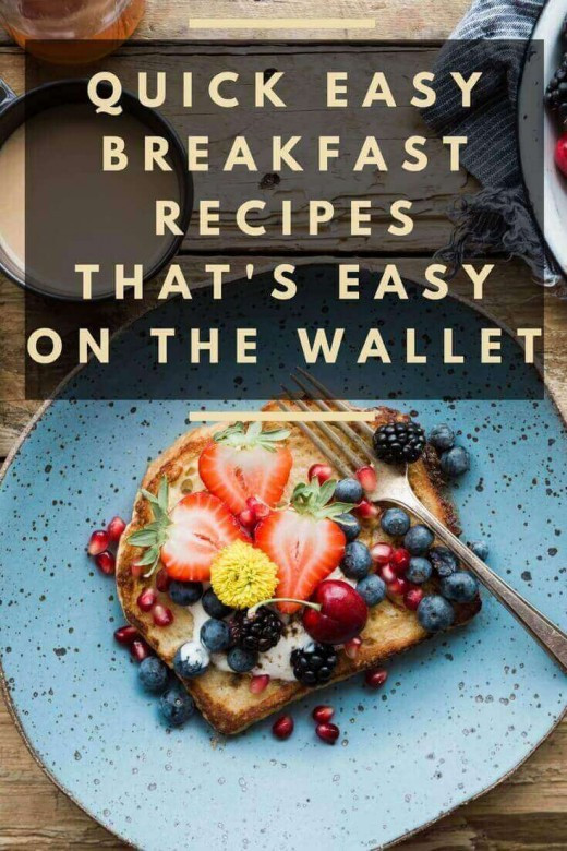 Cheap Healthy Breakfast Ideas
 5 Quick and Easy Breakfast Recipes for Cheap Healthy