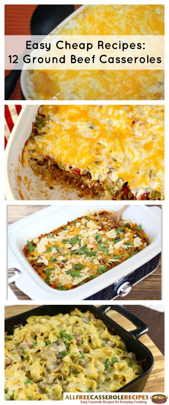 Cheap Healthy Casseroles
 Easy Cheap Recipes 12 Ground Beef Casseroles