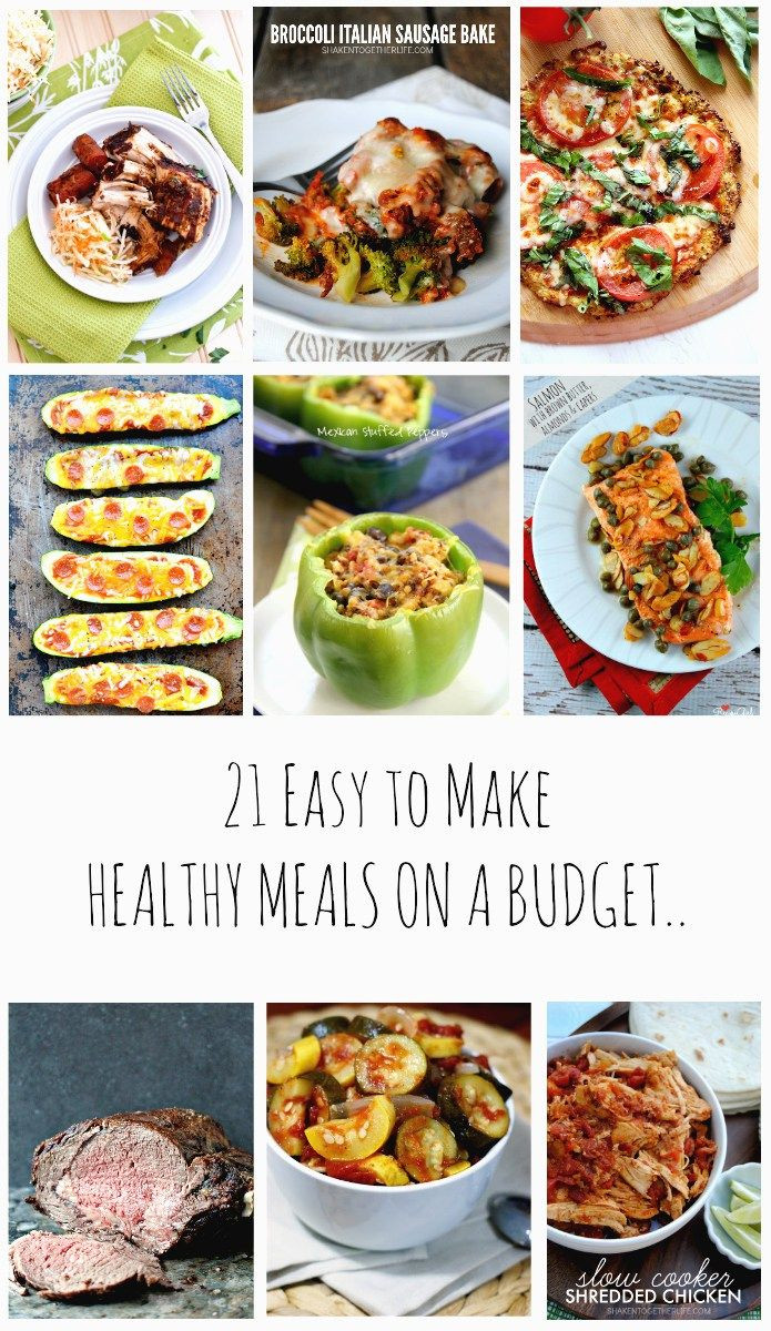 Cheap Healthy Dinner Recipes
 21 Easy to make Healthy Meals on a Bud