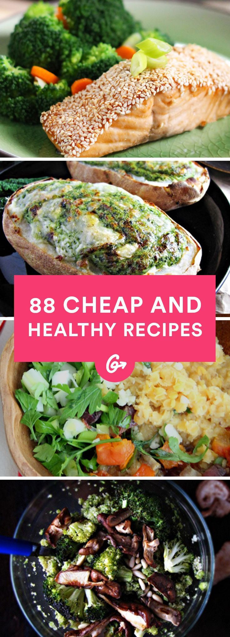 Cheap Healthy Dinners For 2
 88 Cheap and Healthy Lunch and Dinner Recipes