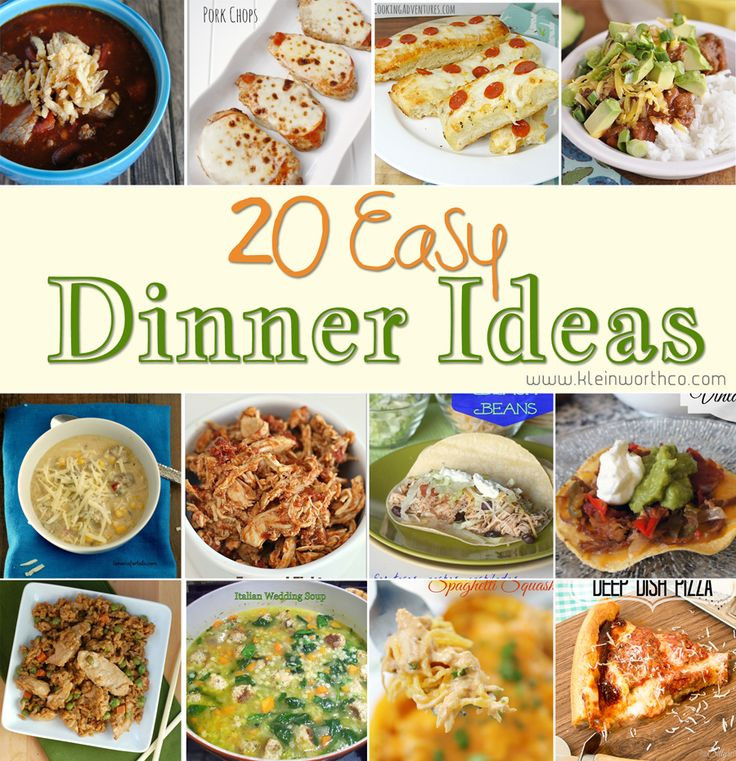 Cheap Healthy Dinners For 2
 20 Easy Dinner Ideas Page 2 of 2