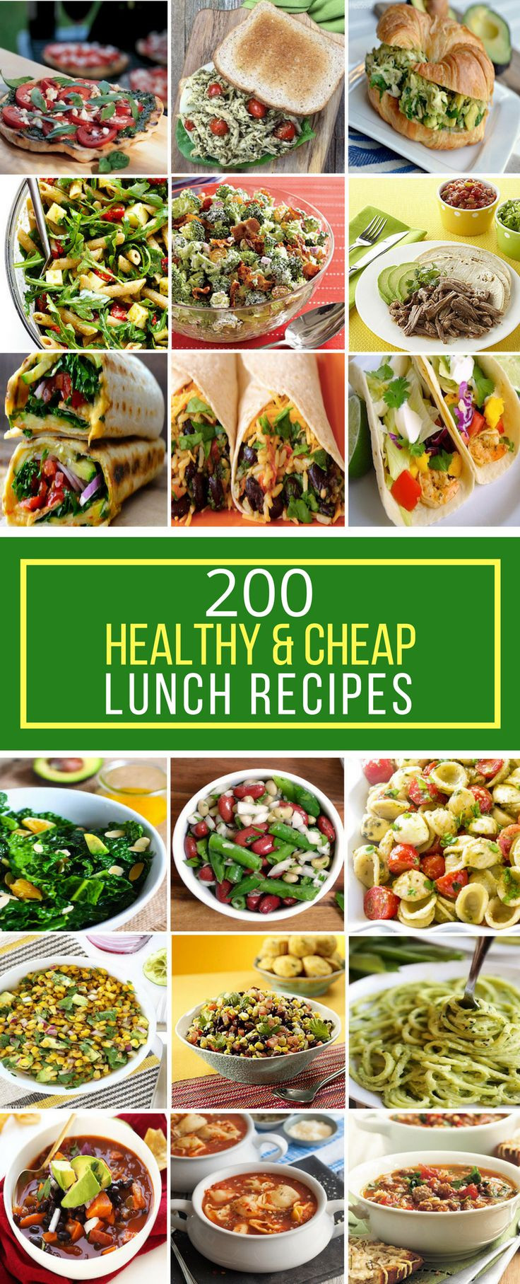 Cheap Healthy Lunches For Work
 Best 25 Eating well ideas on Pinterest