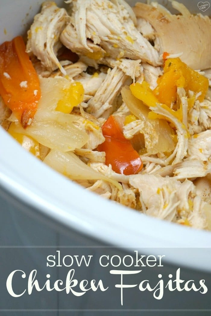 Cheap Healthy Slow Cooker Recipes
 Crockpot Chicken Fajitas · The Typical Mom
