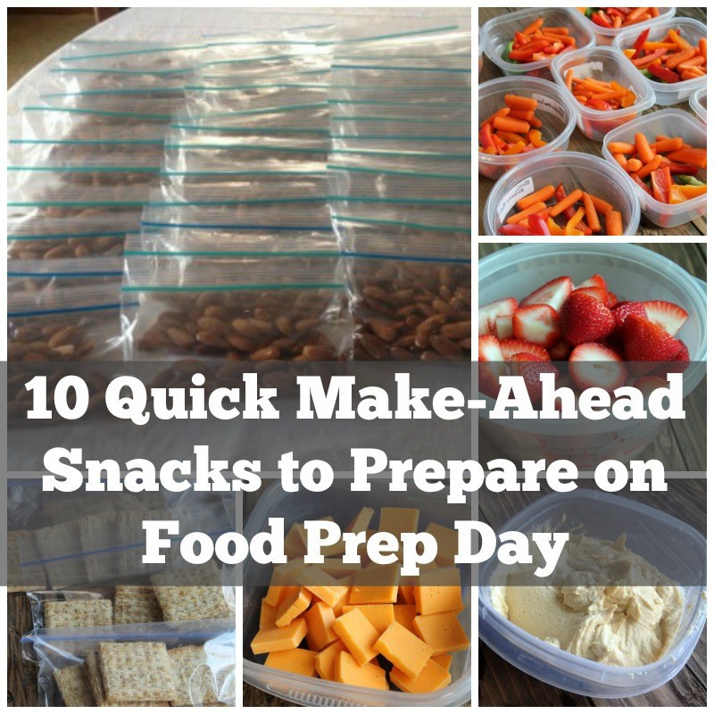 Cheap Healthy Snacks For Weight Loss
 10 Quick Make ahead Snack Ideas for Food Prep Day