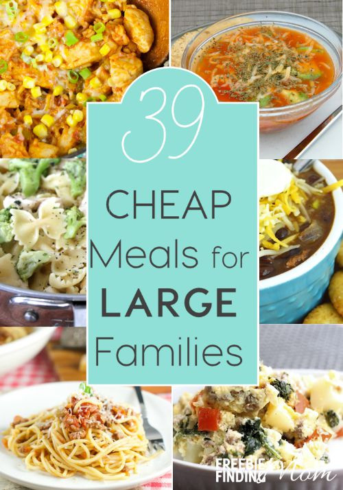 Cheap Summer Dinners
 39 Cheap Meals for Families