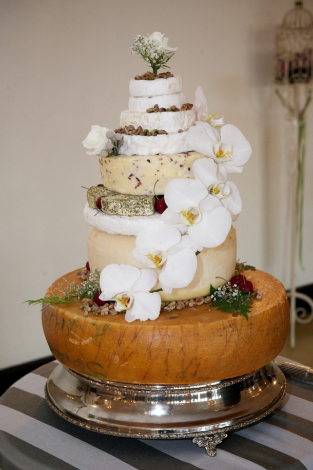 Cheese Wedding Cake
 How to Make a Cheese Wheel Wedding Cake