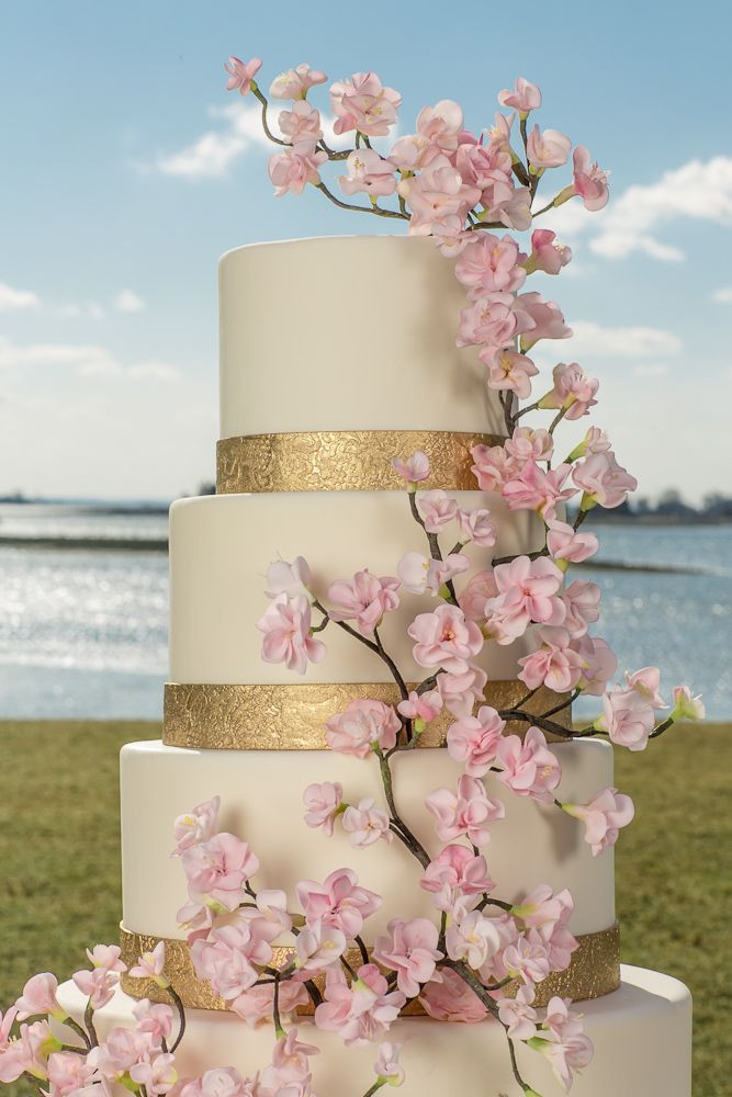 Cherry Blossom Wedding Cakes
 For the Love of Cake by Garry & Ana Parzych Cherry