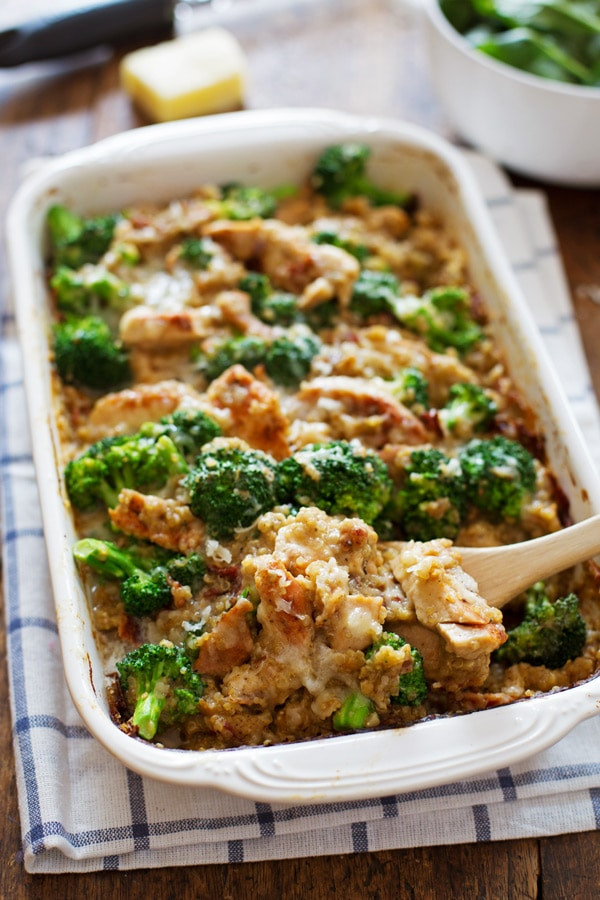 Chicken And Broccoli Casserole Healthy
 Creamy Chicken Quinoa and Broccoli Casserole Recipe
