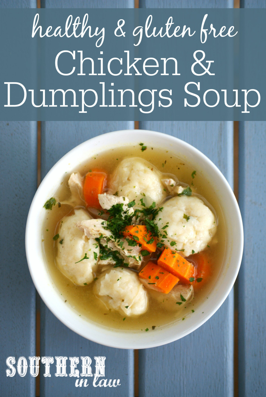 Chicken And Dumplings Healthy
 Southern In Law Recipe Healthy Chicken and Dumpling Soup