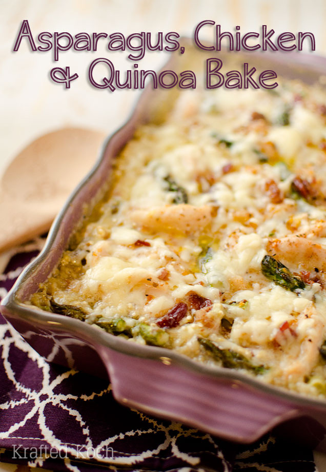 Chicken And Quinoa Recipes Healthy
 Light Asparagus Chicken & Quinoa Bake