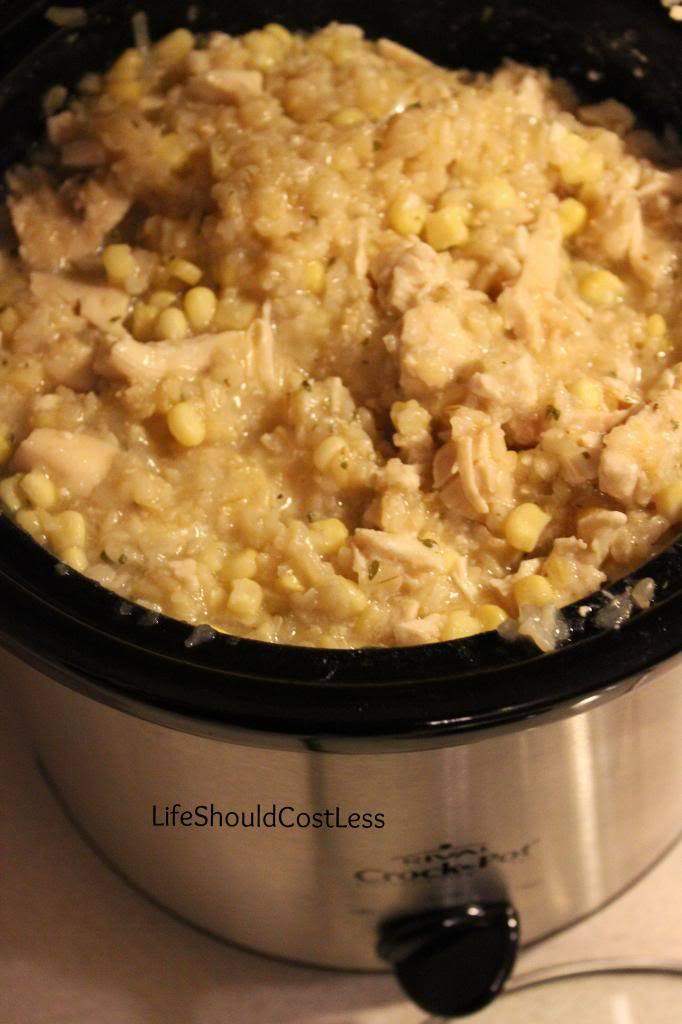 Chicken And Rice Slow Cooker Recipes Healthy
 Cheesy Chicken And Rice A Healthy Slow Cooker Recipe