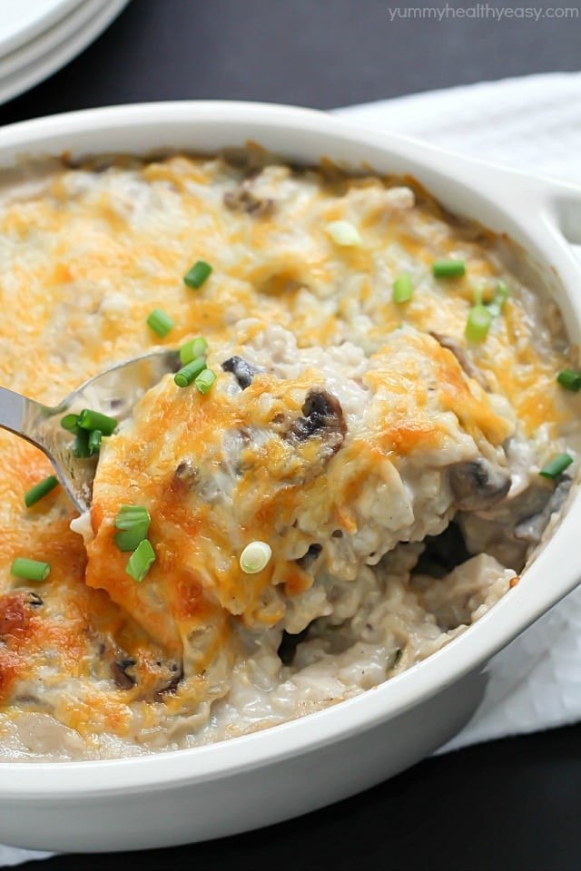 Chicken Casserole Healthy
 Skinny Chicken and Rice Casserole Yummy Healthy Easy