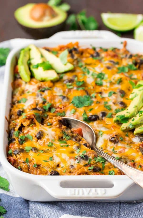 Chicken Casserole Healthy
 Mexican Chicken Quinoa Casserole